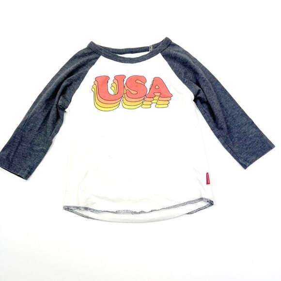 Prefresh USA Raglan Tee - Picture 1 of 5